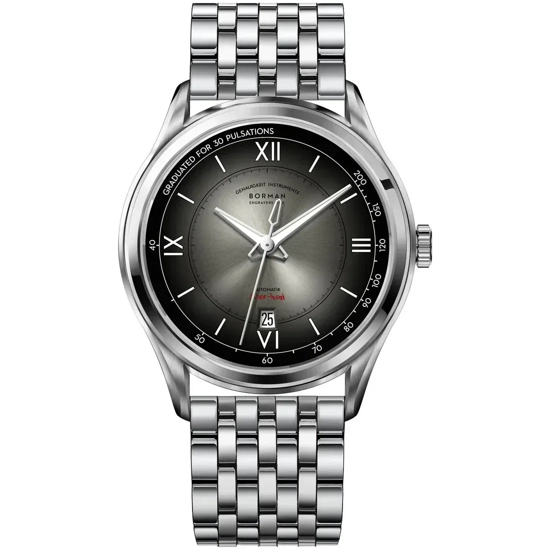 Luxury Men's Automatic Watch | Mechanical Gradient Dial Iced Out Watch | 2026 Fashion Waterproof Sapphire Wristwatch | Auto Date Male Dress Clock | Caratix - CaratixJewelry